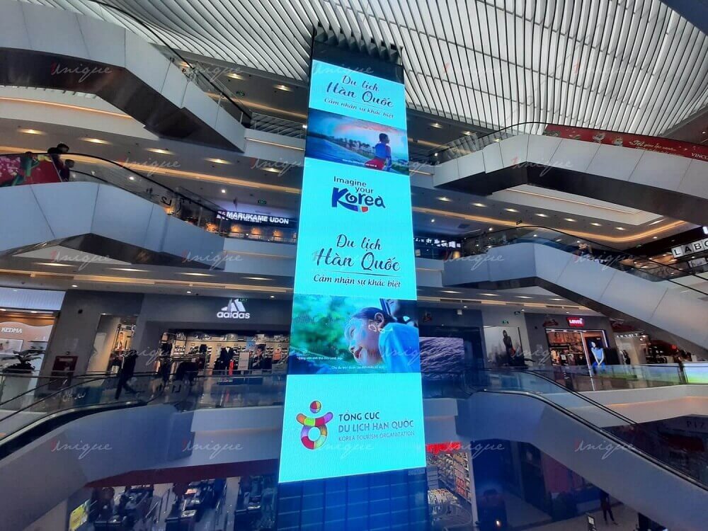 KTO quảng cáo tại Trung tâm thương mại